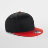 Youth Size cap - B615:Black, 100% cotton, Bright Red, One Size
